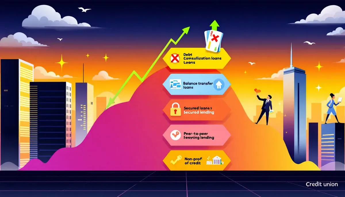 An illustration of alternatives to personal loans for bad credit.